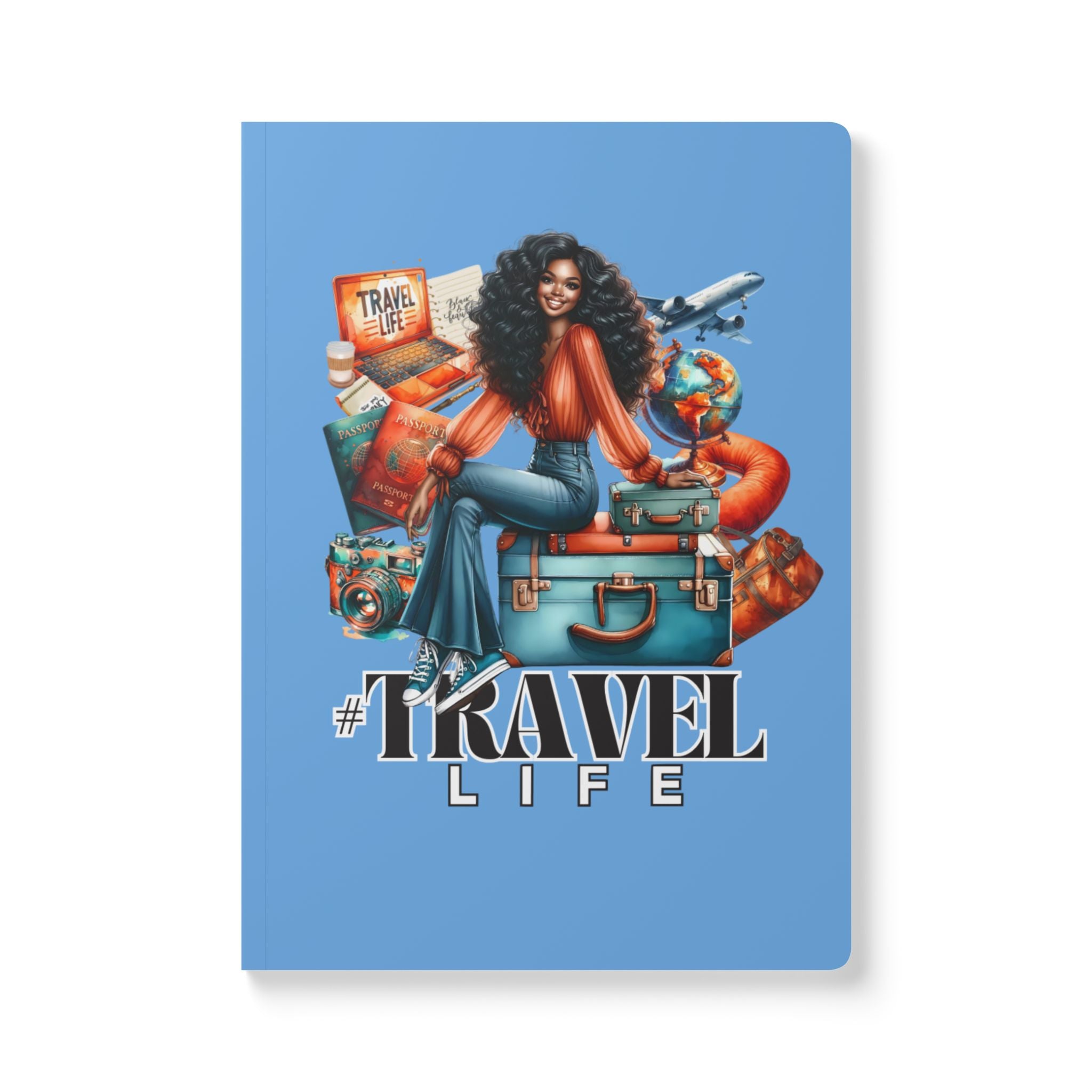 Travel Life Softcover Journal, Travel, Adventure, Stationery, Notebook