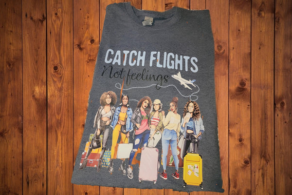 Catching Flights Short Sleeve T-Dhirt